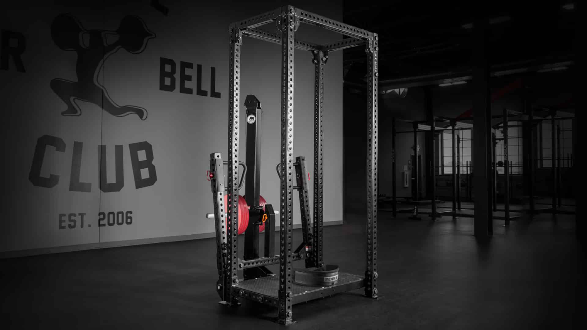 Rogue Monster Rhino Belt Squat + RM-3 Rack
